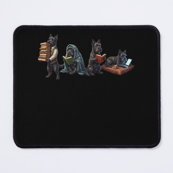 Item preview, Scottish Terrier Book Reader Reading Dog Lover designed and sold by dian-rody-crest.
