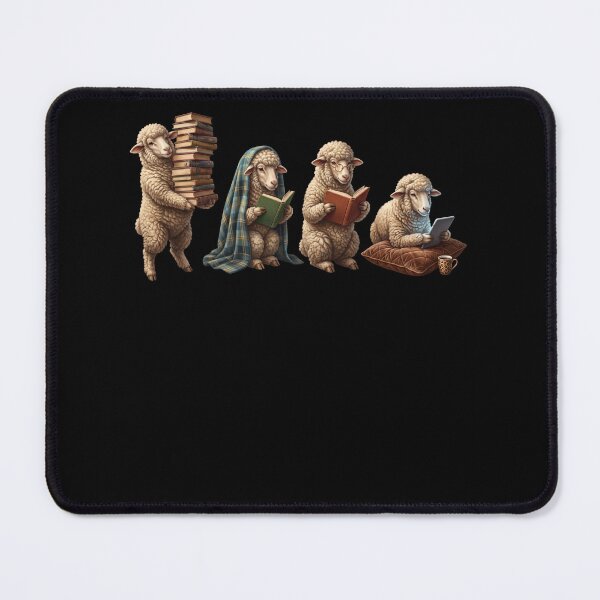 Item preview, Sheep Book Reader Reading Dog Lover designed and sold by dian-rody-crest.