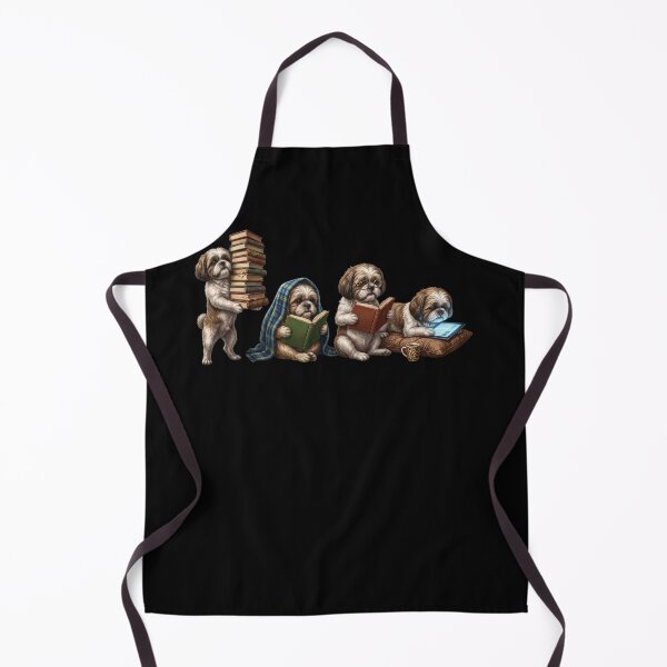 Item preview, Shih Tzu Book Reader Reading Dog Lover designed and sold by dian-rody-crest.