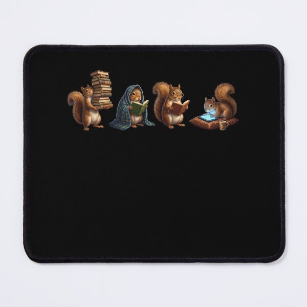 Item preview, Squirrel Book Reader Reading Dog Lover designed and sold by dian-rody-crest.
