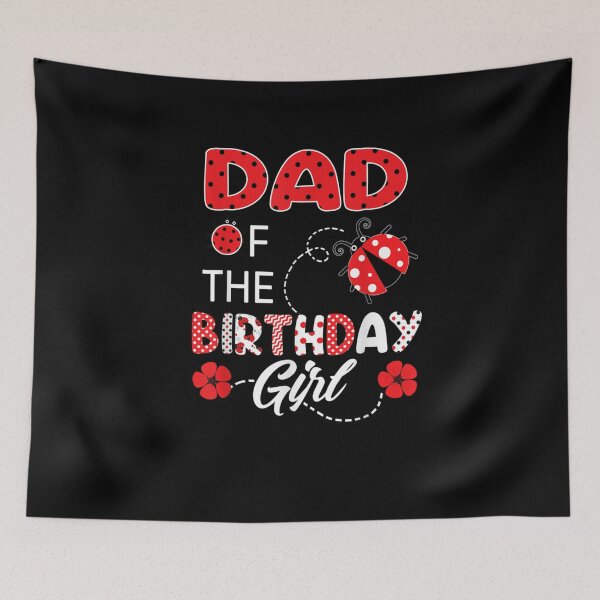 Item preview, Dad of the Birthday Girl Cute Ladybug Gift designed and sold by Enchensupz.