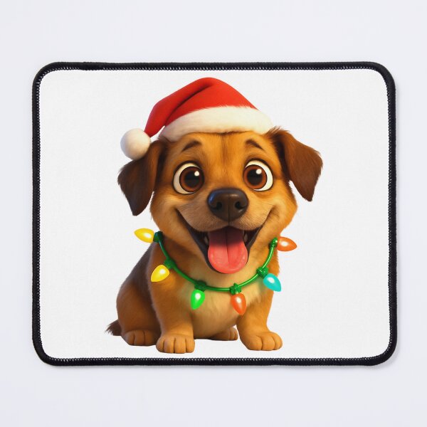 Item preview, Mongrel Dog Christmas Cheer designed and sold by Sillytoe.