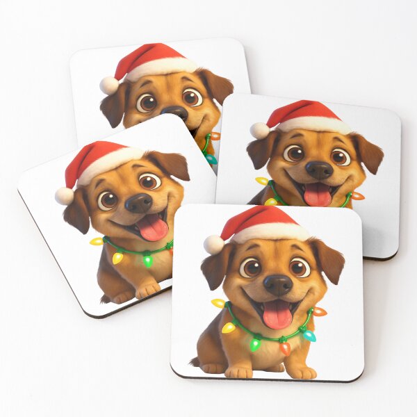 Item preview, Mongrel Dog Christmas Cheer designed and sold by Sillytoe.