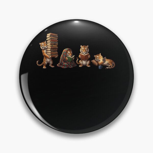 Item preview, Tiger Book Reader Reading Dog Lover designed and sold by dian-rody-crest.