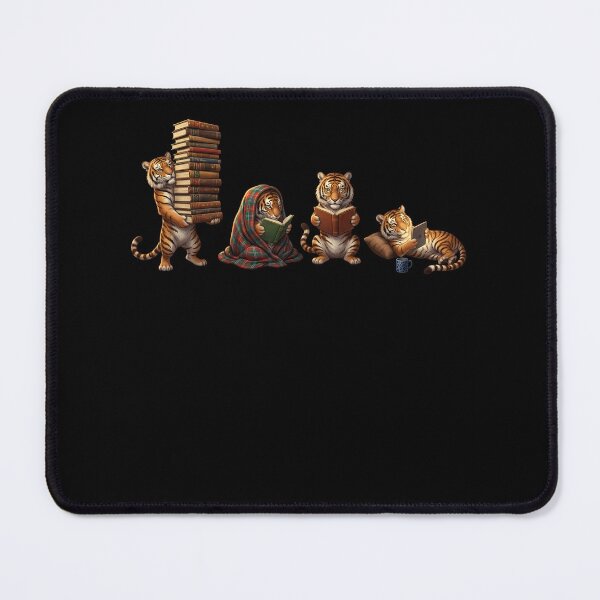 Item preview, Tiger Book Reader Reading Dog Lover designed and sold by dian-rody-crest.