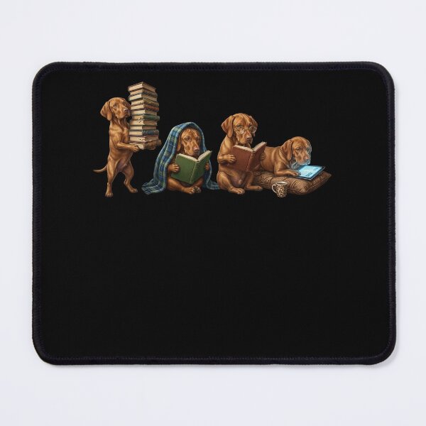 Item preview, Vizsla Book Reader Reading Dog Lover designed and sold by dian-rody-crest.