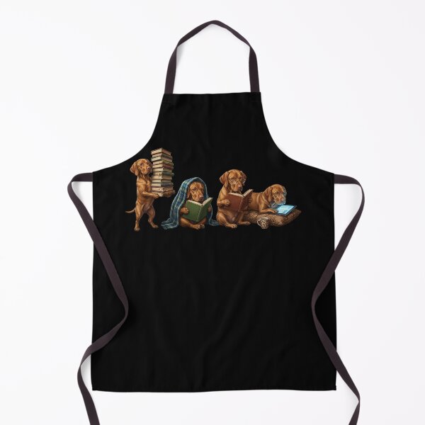 Item preview, Vizsla Book Reader Reading Dog Lover designed and sold by dian-rody-crest.