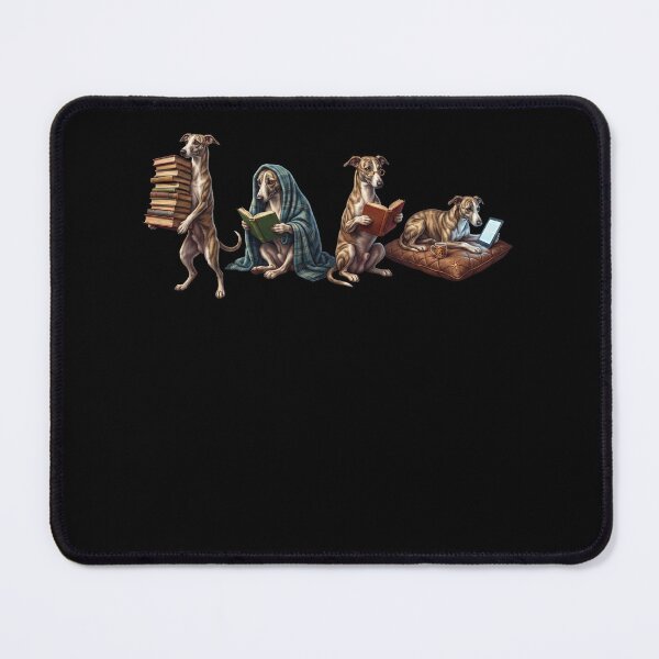 Item preview, Whippet Book Reader Reading Dog Lover designed and sold by dian-rody-crest.