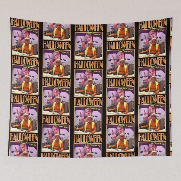 Item preview, Halloween Queen Jamie Lee Curtis Vintage Horror designed and sold by Dodelestar.
