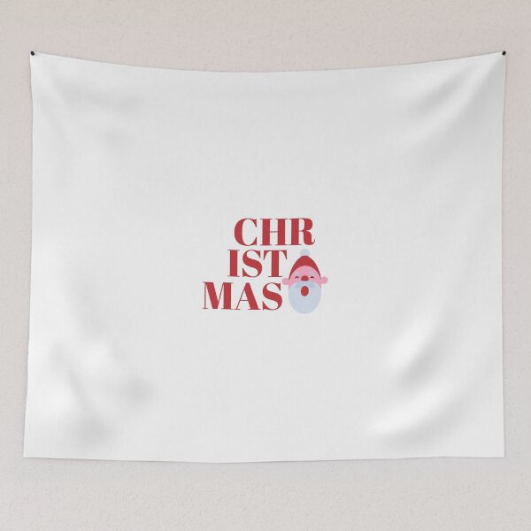 Item preview, Christmas Typography Design with Santa Claus Illustration designed and sold by paolboa.