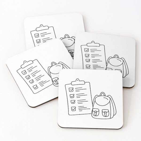 Item preview, A voyage checklist beside a backpack designed and sold by rasagamastore.