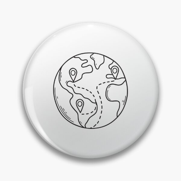 Item preview, A voyage route marked on a globe designed and sold by rasagamastore.