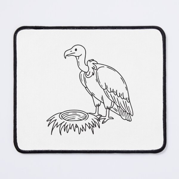 Item preview, A vulture at the edge of a nest designed and sold by rasagamastore.