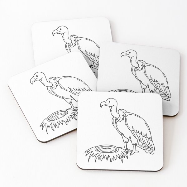 Item preview, A vulture at the edge of a nest designed and sold by rasagamastore.