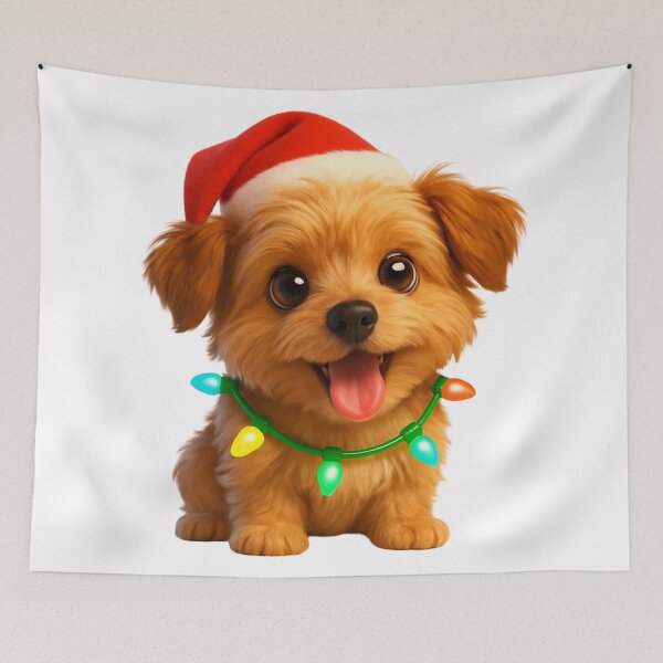 Item preview, Morkie Dog Christmas Sparkle designed and sold by Sillytoe.