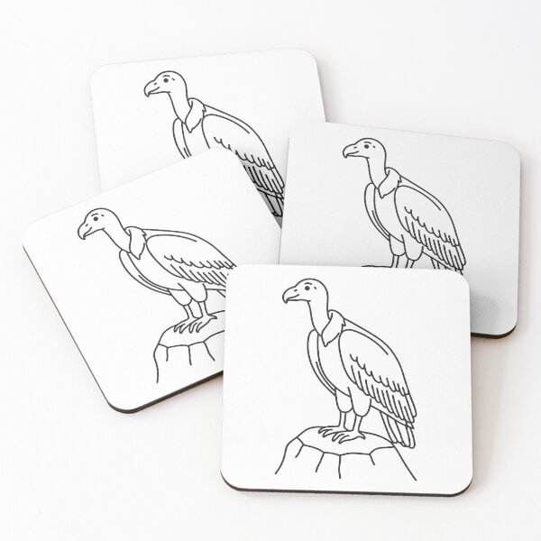 Item preview, A vulture on a rocky cliff designed and sold by rasagamastore.
