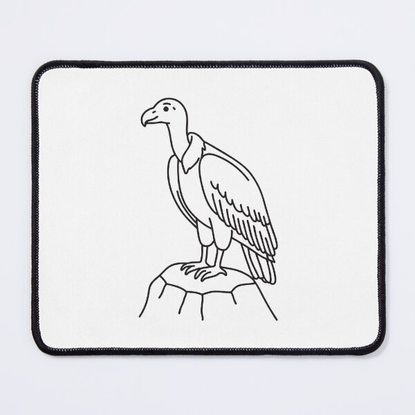 Item preview, A vulture on a rocky cliff designed and sold by rasagamastore.
