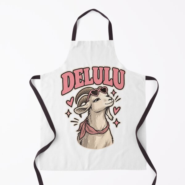 Item preview, Stay Delulu – Cute Ironic Meme Goat designed and sold by SimonasPeace.