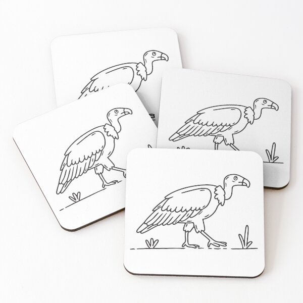 Item preview, A vulture walking across a savanna trail designed and sold by rasagamastore.