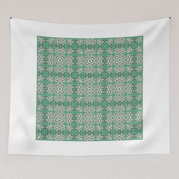 Item preview, Classic Green Garden Floral Pattern designed and sold by roobnyah.