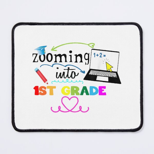 Item preview, Zooming Into 1st Grade Back To School Math Art designed and sold by akisaredo.