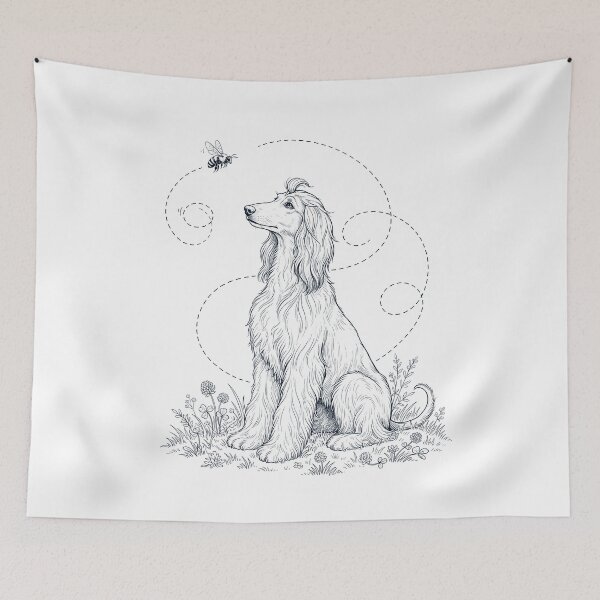 Item preview, Afghan Hound Bumble Bee Honeybee Dog Lover designed and sold by dian-rody-crest.