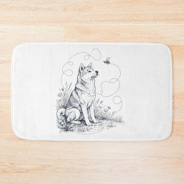 Item preview, Akita Bumble Bee Honeybee Dog Lover designed and sold by dian-rody-crest.