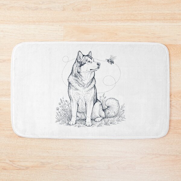 Item preview, Alaskan Malamute Bumble Bee Honeybee Dog Lover designed and sold by dian-rody-crest.