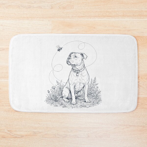 Item preview, American Bulldog Bumble Bee Honeybee Dog Lover designed and sold by dian-rody-crest.