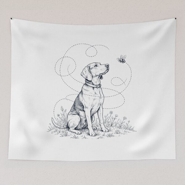 Item preview, American Foxhound Bumble Bee Honeybee Dog Lover designed and sold by dian-rody-crest.