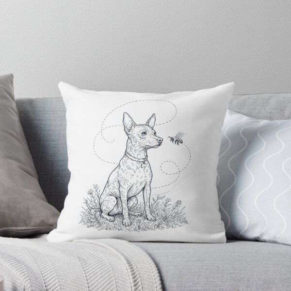 Item preview, American Hairless Terrier Bumble Bee Honeybee Dog Lover designed and sold by dian-rody-crest.