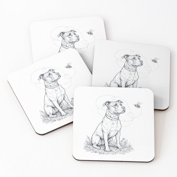 Item preview, American Pit Bull Terrier Bumble Bee Honeybee Dog Lover designed and sold by dian-rody-crest.