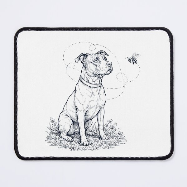 Item preview, American Pit Bull Terrier Bumble Bee Honeybee Dog Lover designed and sold by dian-rody-crest.