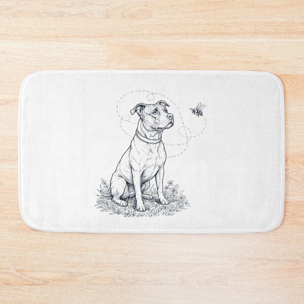 Item preview, American Pit Bull Terrier Bumble Bee Honeybee Dog Lover designed and sold by dian-rody-crest.