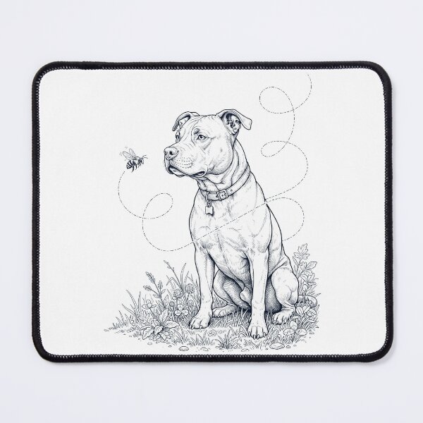 Item preview, American Staffordshire Terrier Bumble Bee Honeybee Dog Lover designed and sold by dian-rody-crest.