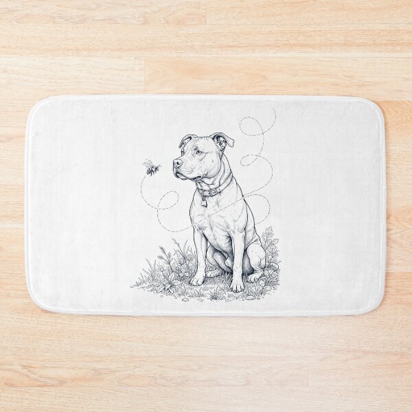 Item preview, American Staffordshire Terrier Bumble Bee Honeybee Dog Lover designed and sold by dian-rody-crest.