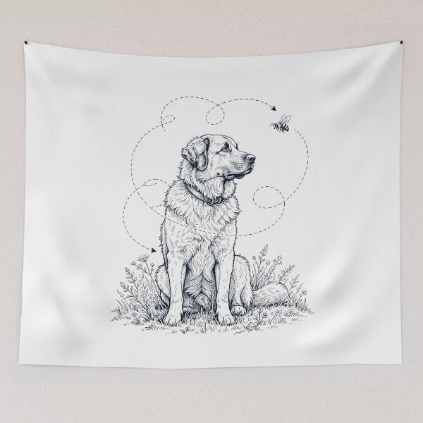 Item preview, Anatolian Shepherd Dog Bumble Bee Honeybee Dog Lover designed and sold by dian-rody-crest.