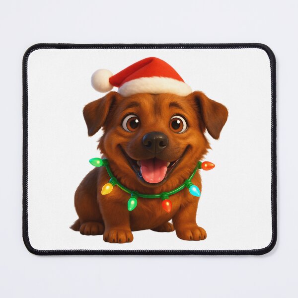 Item preview, Mountain Cur Dog Christmas Cheer designed and sold by Sillytoe.