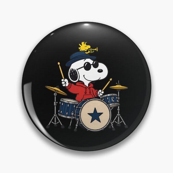 Item preview, Snoopy Drummer Jazz Band Music designed and sold by befoula.