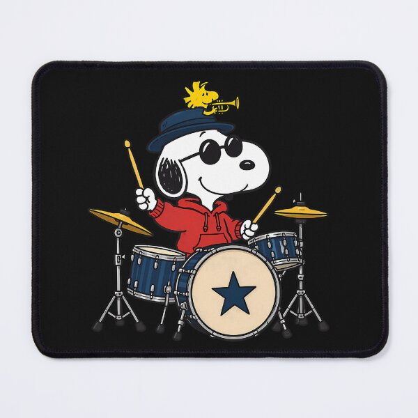 Item preview, Snoopy Drummer Jazz Band Music designed and sold by befoula.