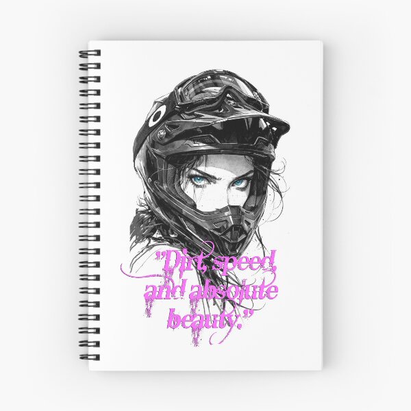 Item preview, "Dirt, speed, and absolute beauty" – a design for girls who love downhill MTB. designed and sold by UrbanTRIP.