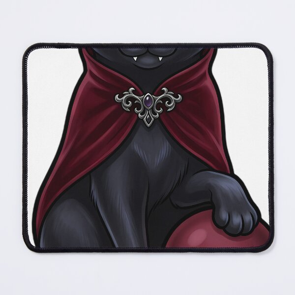 Item preview, Gothic Vampire Cat with Crimson Velvet Cape designed and sold by IllumeInk.