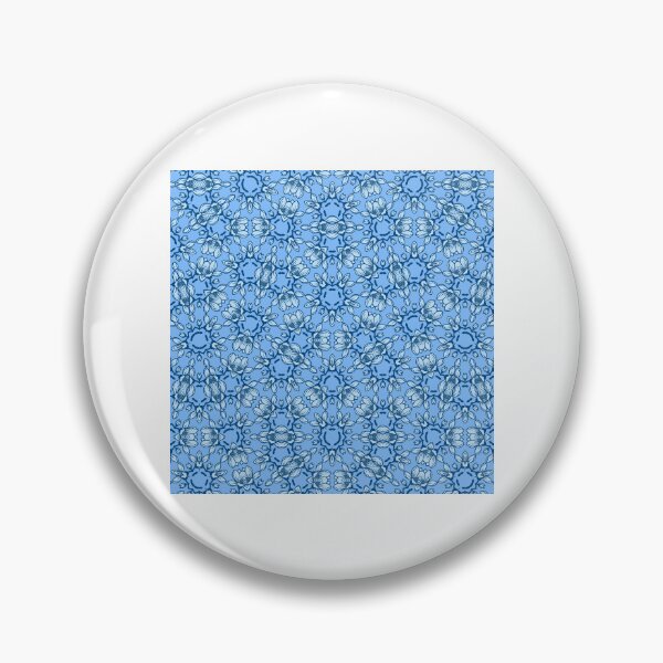 Item preview, Elegant Blue Botanical Floral Pattern designed and sold by roobnyah.