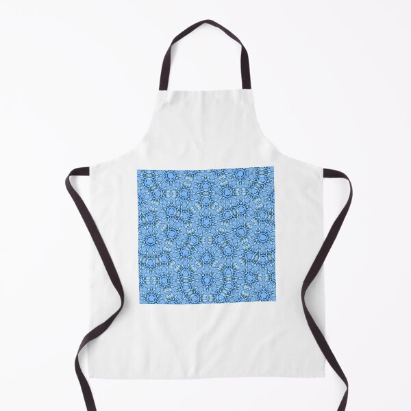 Item preview, Elegant Blue Botanical Floral Pattern designed and sold by roobnyah.