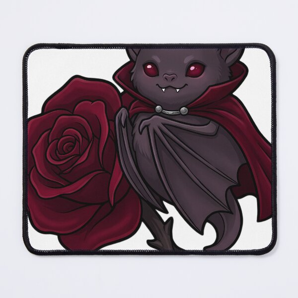 Item preview, Gothic Nocturnal Bat in a Crimson Velvet Cloak designed and sold by IllumeInk.