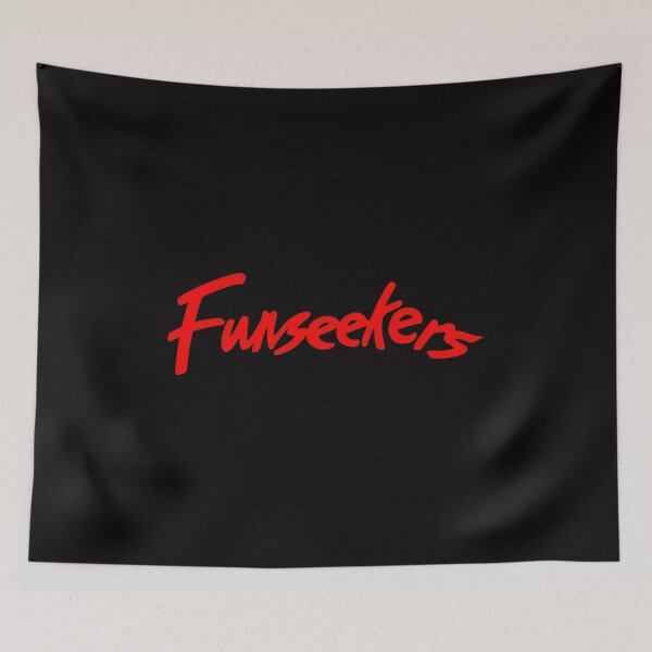 Item preview, Funseekers Red Script Wordmark  designed and sold by HEEIKA-ART.
