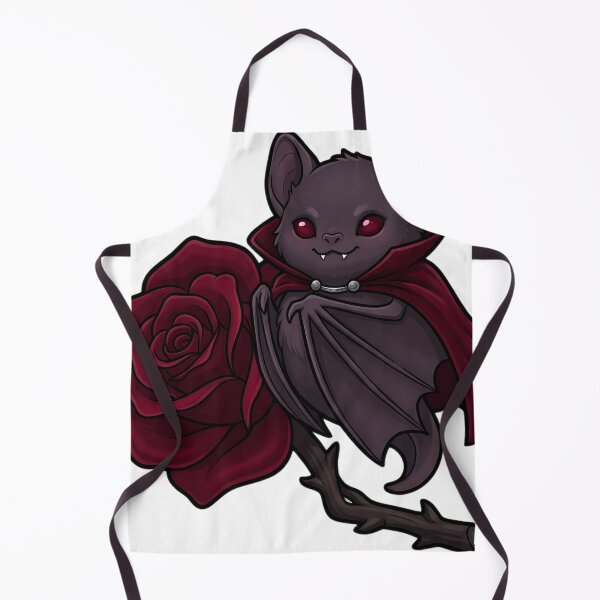Item preview, Gothic Nocturnal Bat in a Crimson Velvet Cloak designed and sold by IllumeInk.