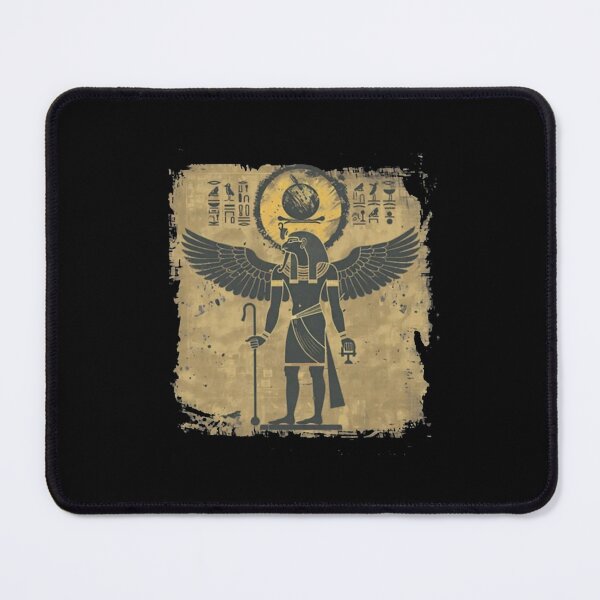Item preview, Ancient Egypt Eagle Deity Hieroglyphics Papyrus Art designed and sold by MarioGerbe.