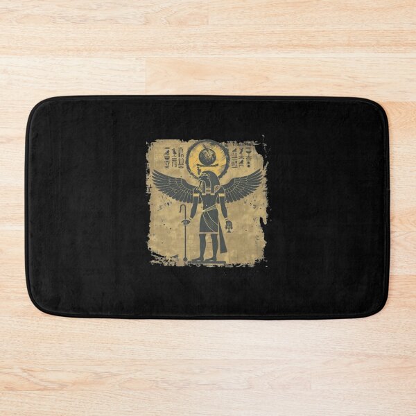 Item preview, Ancient Egypt Eagle Deity Hieroglyphics Papyrus Art designed and sold by MarioGerbe.