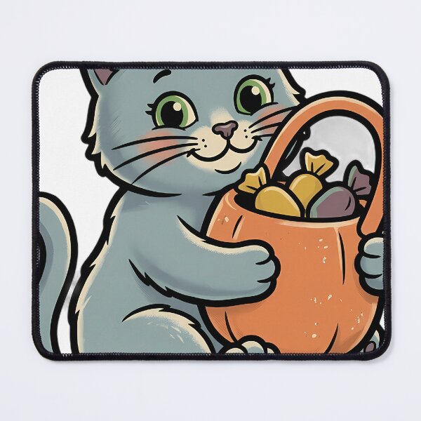 Item preview, Vintage Russian Blue Cat Hugging Retro Candy Pail designed and sold by pumsquare.